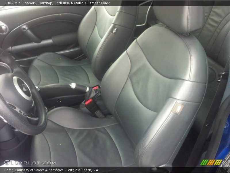 Indi Blue Metallic / Panther Black 2004 Mini Cooper S Hardtop