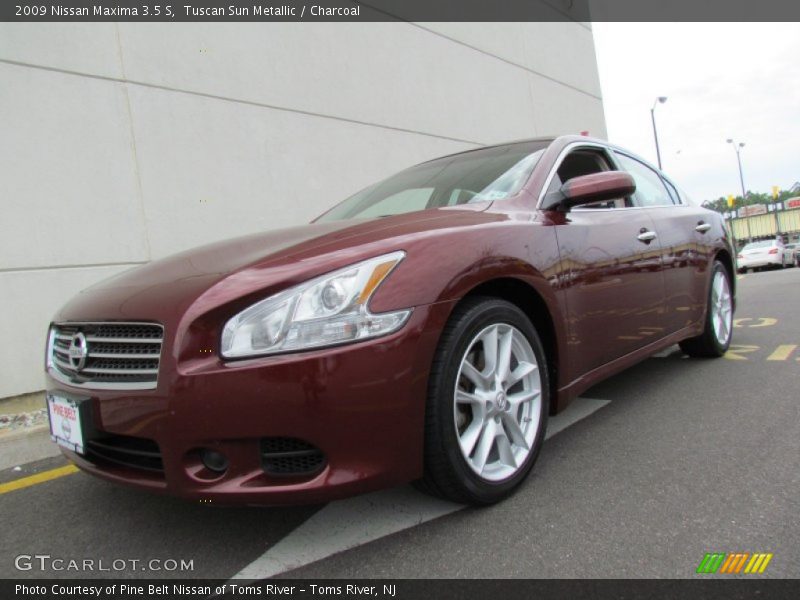 Tuscan Sun Metallic / Charcoal 2009 Nissan Maxima 3.5 S