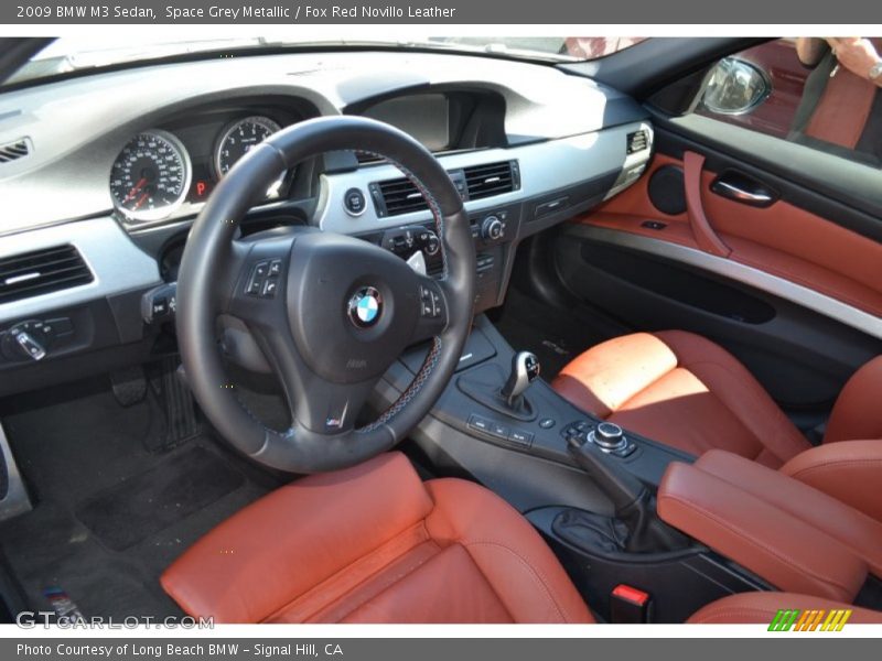 Space Grey Metallic / Fox Red Novillo Leather 2009 BMW M3 Sedan
