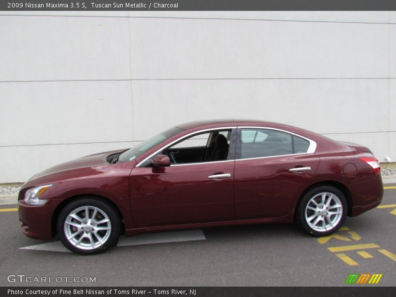 Tuscan Sun Metallic / Charcoal 2009 Nissan Maxima 3.5 S