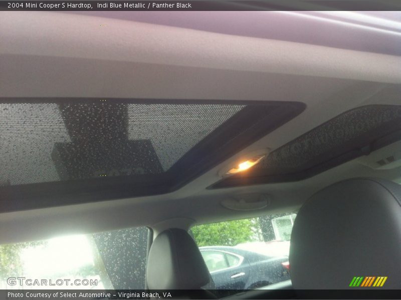 Indi Blue Metallic / Panther Black 2004 Mini Cooper S Hardtop