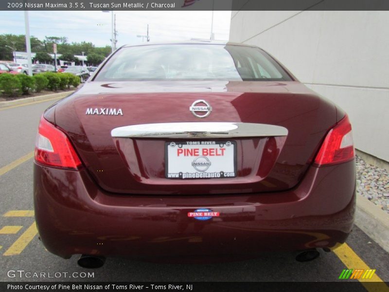 Tuscan Sun Metallic / Charcoal 2009 Nissan Maxima 3.5 S