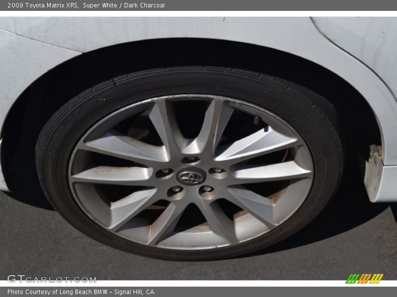 Super White / Dark Charcoal 2009 Toyota Matrix XRS