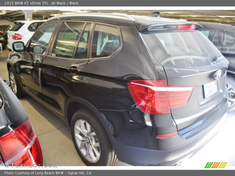 Jet Black / Black 2013 BMW X3 xDrive 35i