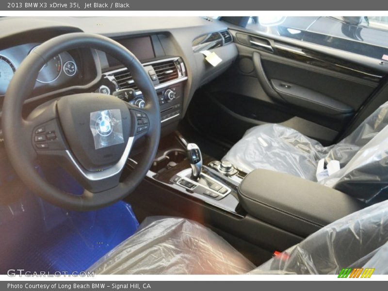 Jet Black / Black 2013 BMW X3 xDrive 35i