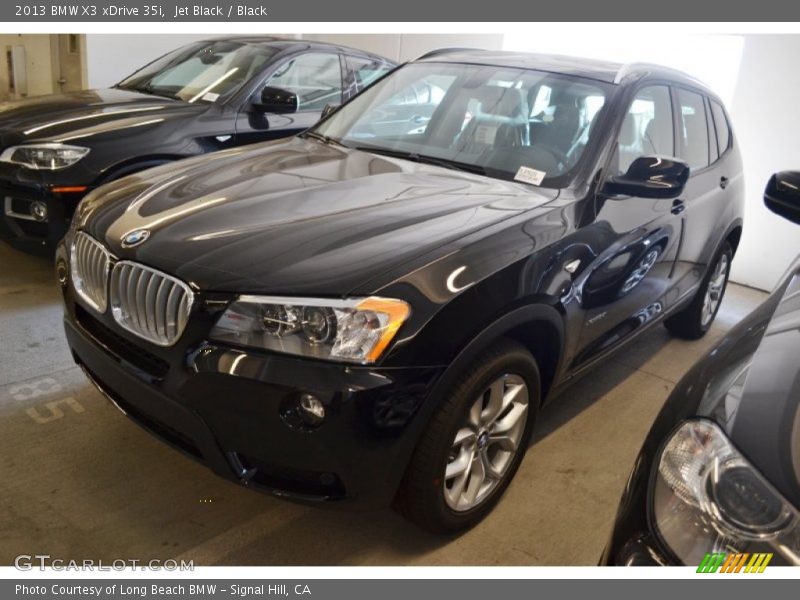 Jet Black / Black 2013 BMW X3 xDrive 35i