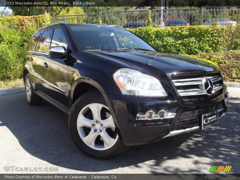 Black / Black 2010 Mercedes-Benz GL 450 4Matic