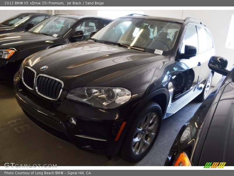 Jet Black / Sand Beige 2013 BMW X5 xDrive 35i Premium