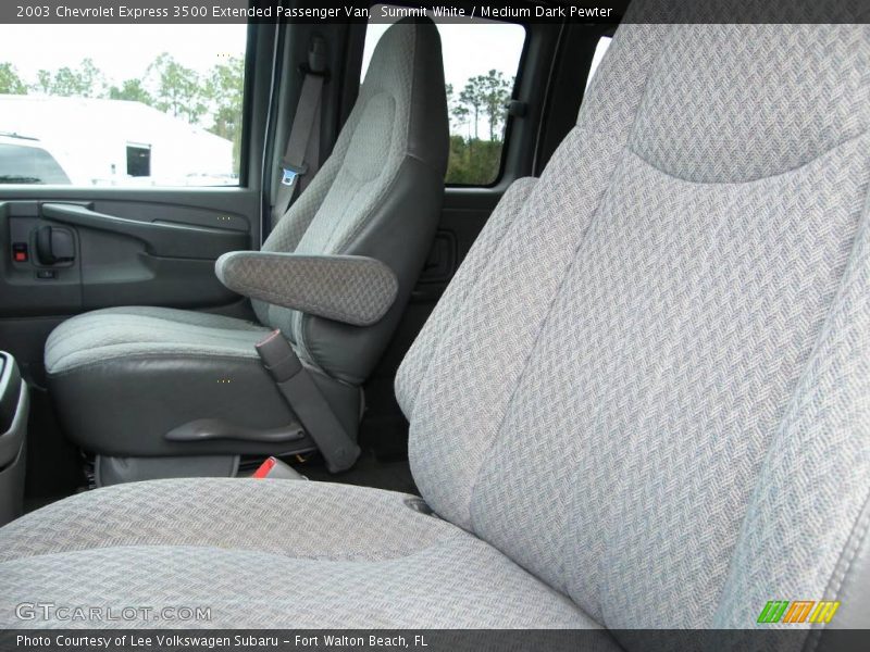 Summit White / Medium Dark Pewter 2003 Chevrolet Express 3500 Extended Passenger Van