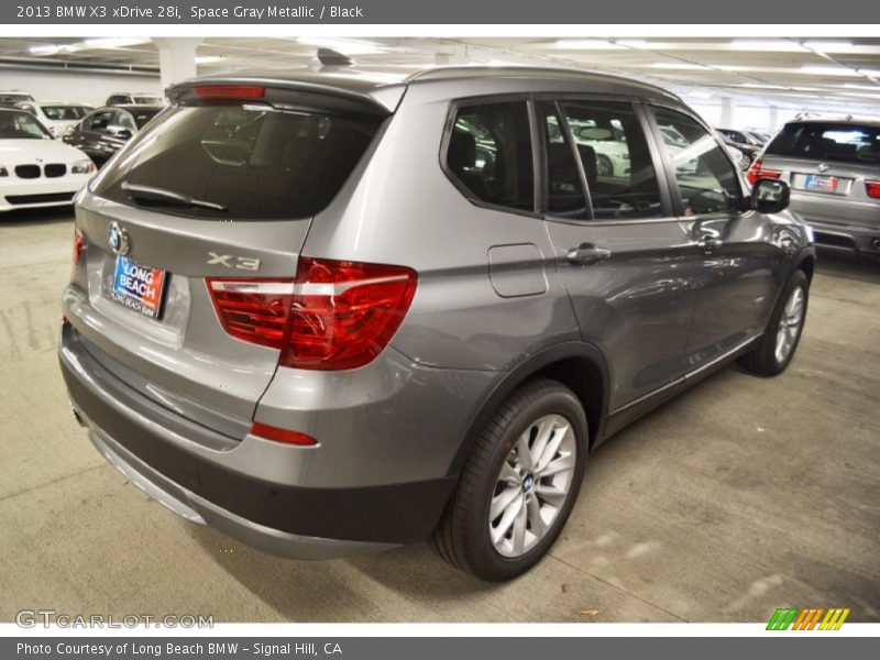 Space Gray Metallic / Black 2013 BMW X3 xDrive 28i