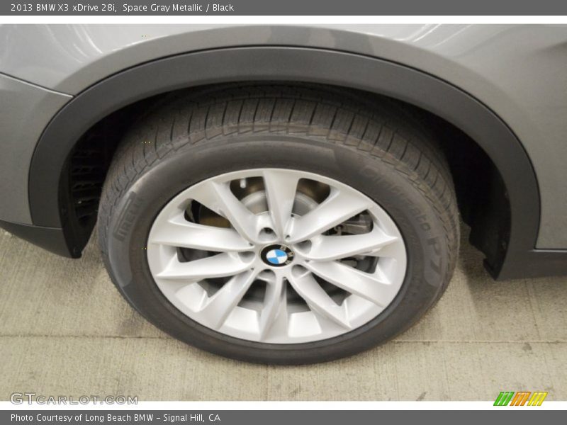 Space Gray Metallic / Black 2013 BMW X3 xDrive 28i