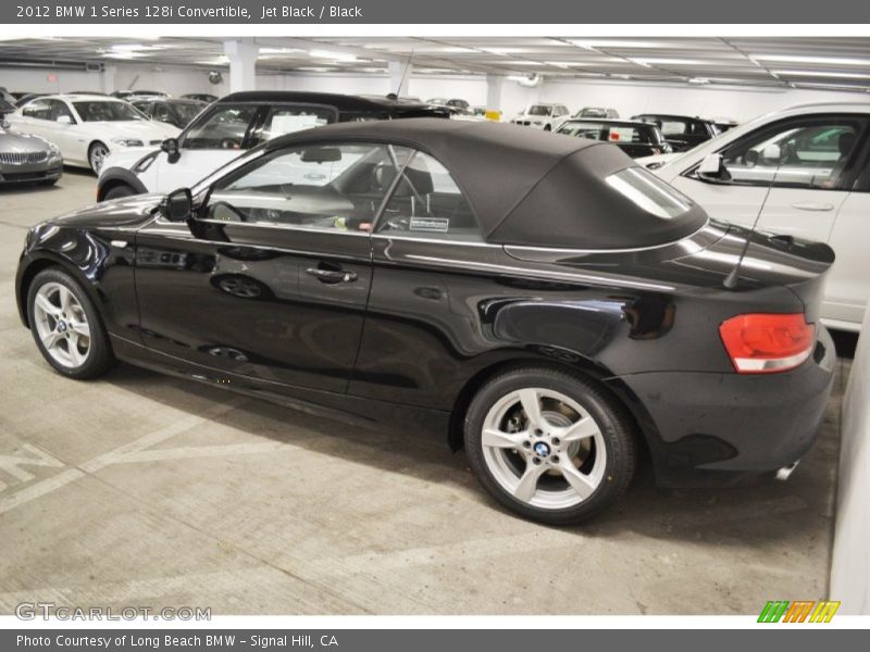 Jet Black / Black 2012 BMW 1 Series 128i Convertible