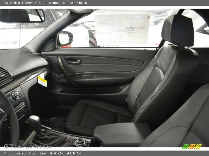 Jet Black / Black 2012 BMW 1 Series 128i Convertible