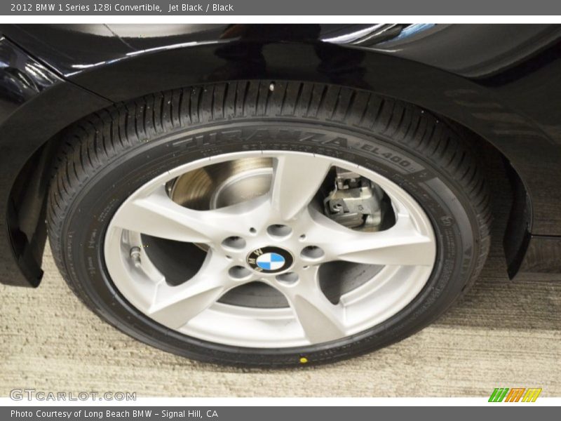Jet Black / Black 2012 BMW 1 Series 128i Convertible