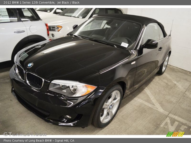 Jet Black / Black 2012 BMW 1 Series 128i Convertible