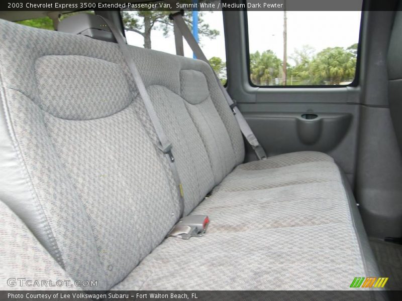 Summit White / Medium Dark Pewter 2003 Chevrolet Express 3500 Extended Passenger Van