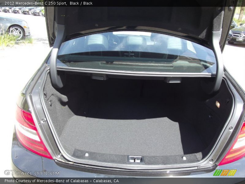 Black / Black 2012 Mercedes-Benz C 250 Sport
