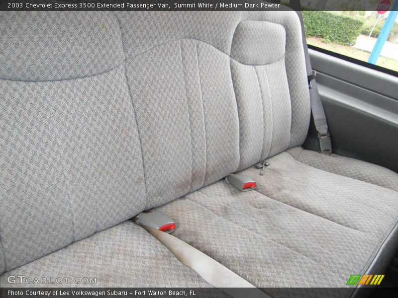 Summit White / Medium Dark Pewter 2003 Chevrolet Express 3500 Extended Passenger Van