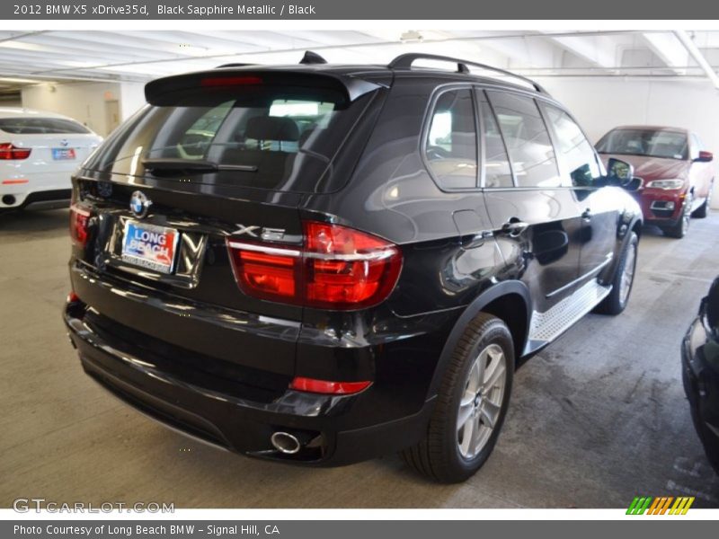 Black Sapphire Metallic / Black 2012 BMW X5 xDrive35d