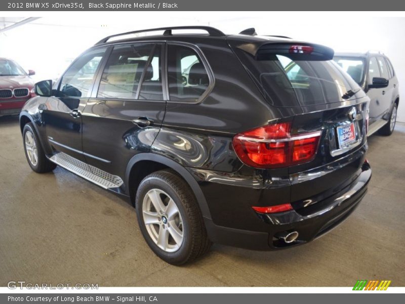 Black Sapphire Metallic / Black 2012 BMW X5 xDrive35d