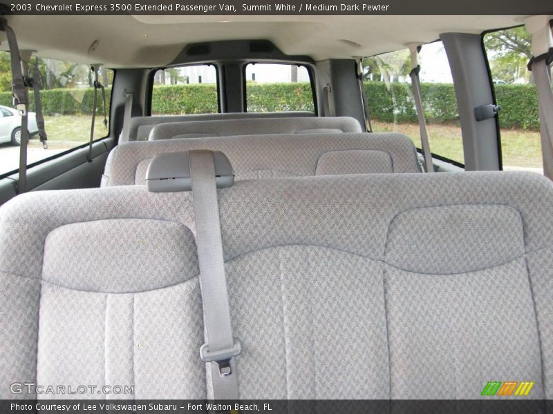 Summit White / Medium Dark Pewter 2003 Chevrolet Express 3500 Extended Passenger Van