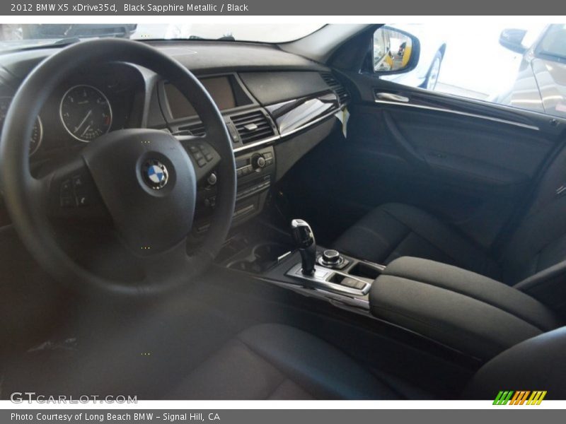 Black Sapphire Metallic / Black 2012 BMW X5 xDrive35d