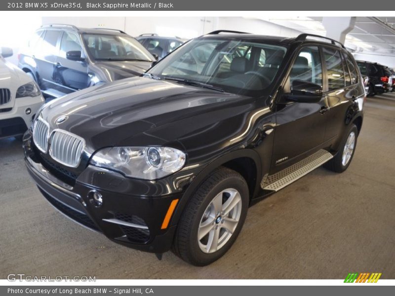 Black Sapphire Metallic / Black 2012 BMW X5 xDrive35d