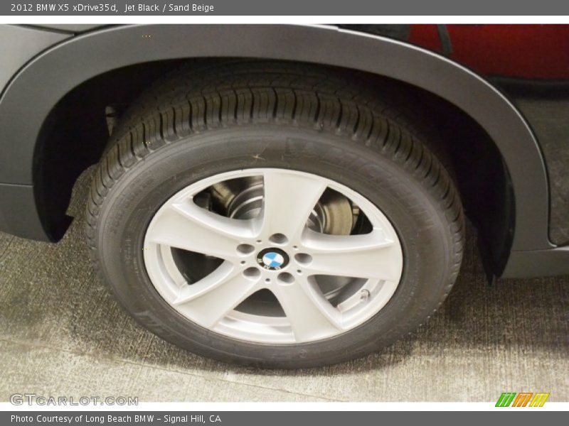 Jet Black / Sand Beige 2012 BMW X5 xDrive35d