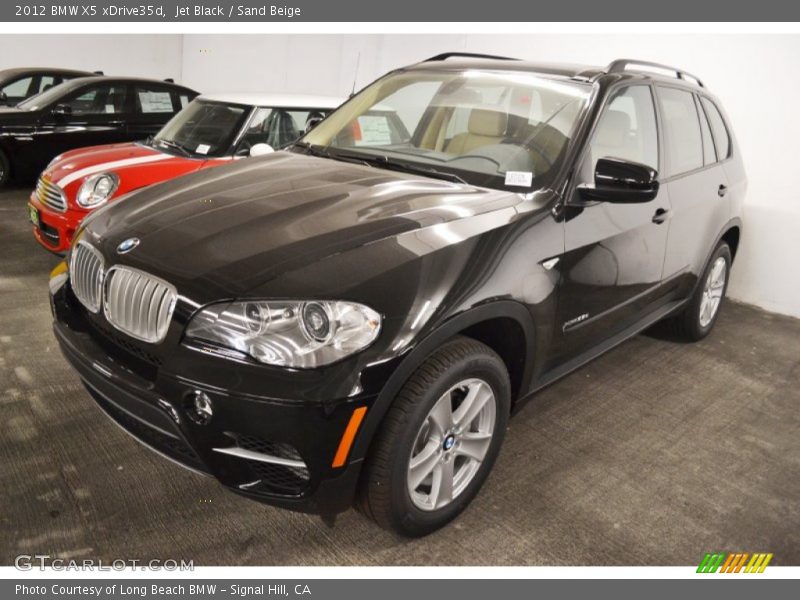 Jet Black / Sand Beige 2012 BMW X5 xDrive35d