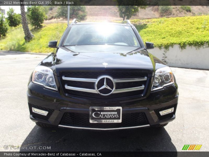 Black / Black 2012 Mercedes-Benz GLK 350