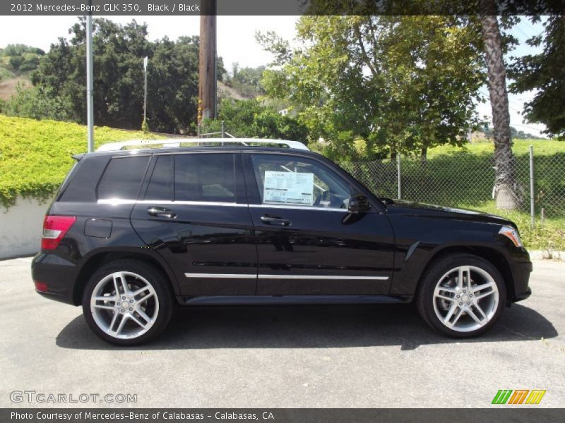Black / Black 2012 Mercedes-Benz GLK 350
