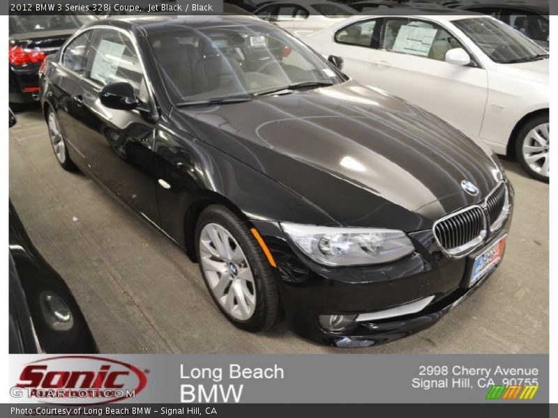 Jet Black / Black 2012 BMW 3 Series 328i Coupe
