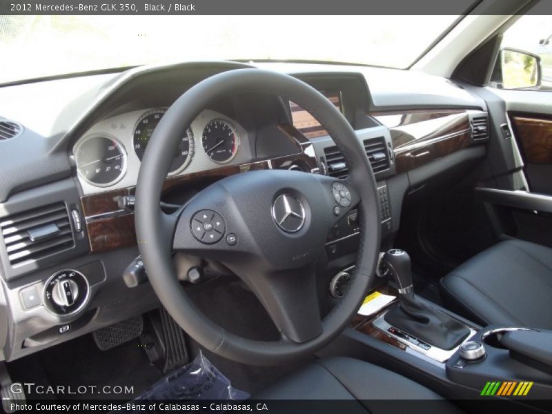 Black / Black 2012 Mercedes-Benz GLK 350