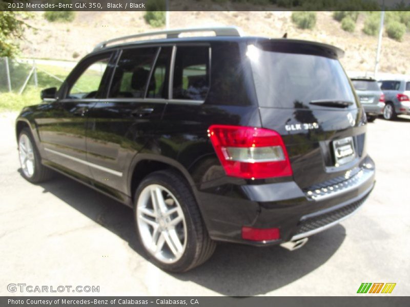 Black / Black 2012 Mercedes-Benz GLK 350