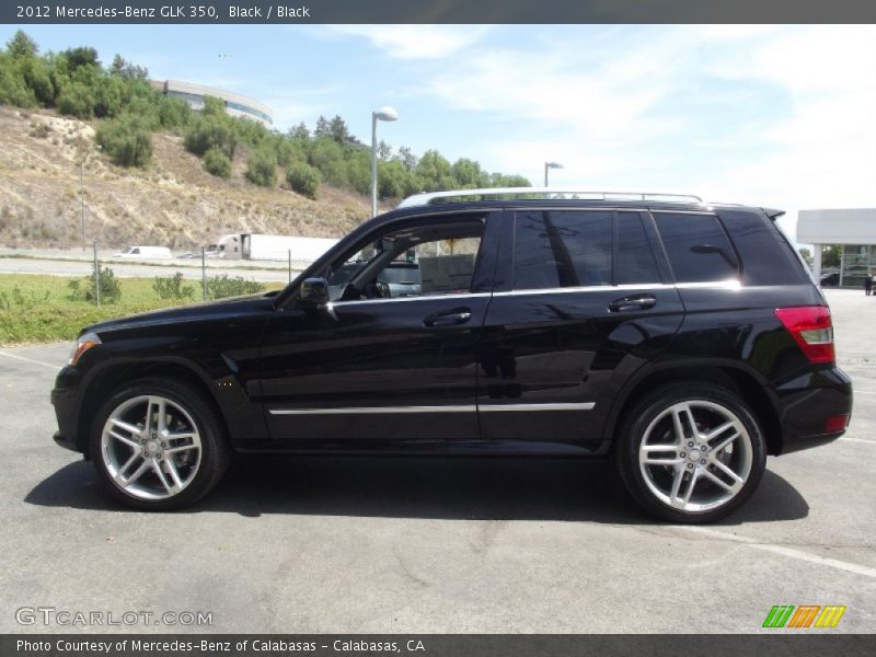Black / Black 2012 Mercedes-Benz GLK 350