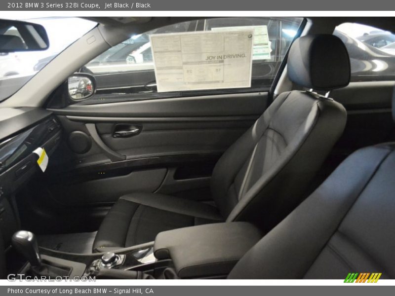 Jet Black / Black 2012 BMW 3 Series 328i Coupe
