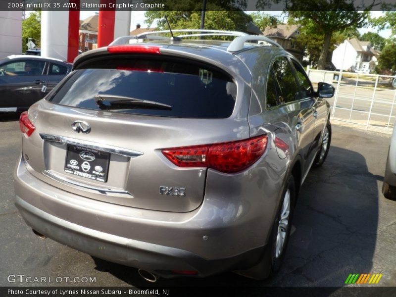 Platinum Graphite / Graphite 2009 Infiniti FX 35 AWD