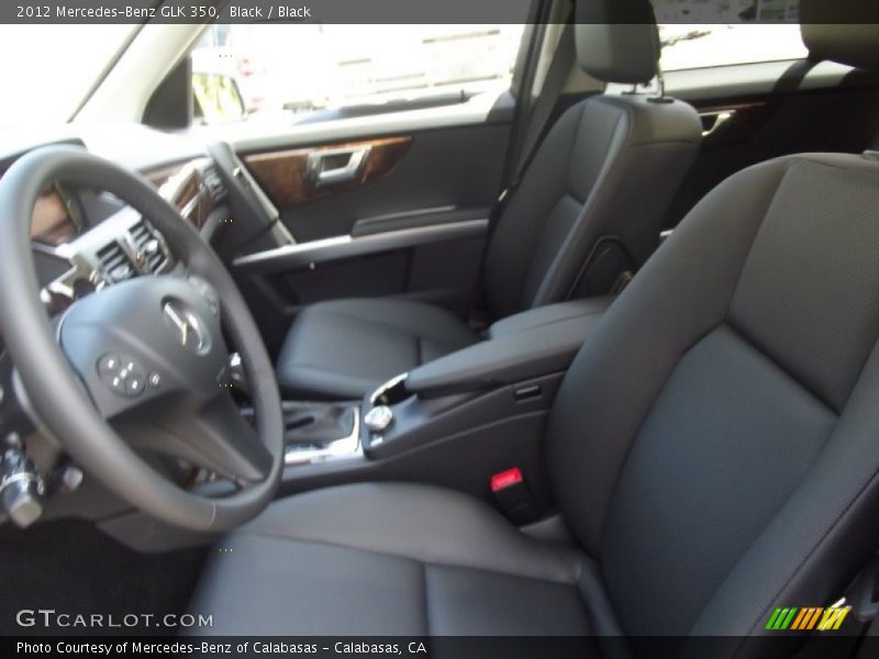 Black / Black 2012 Mercedes-Benz GLK 350