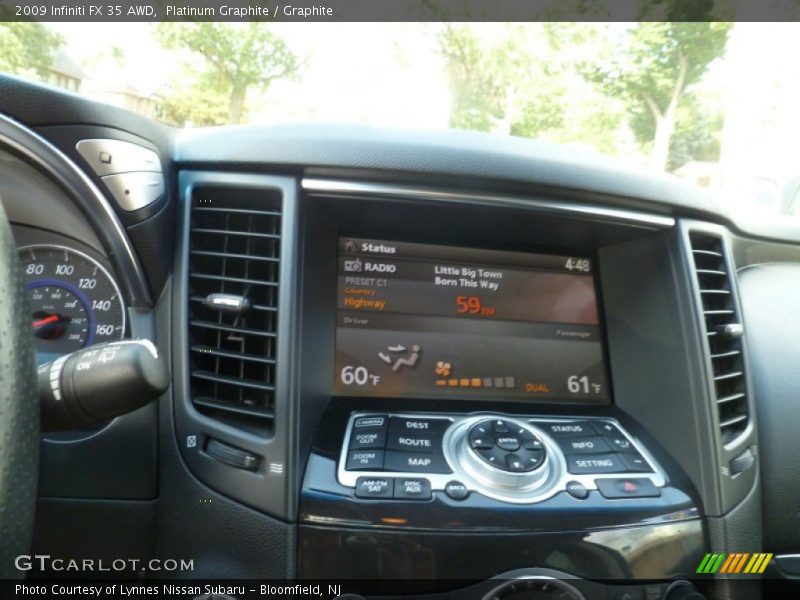 Platinum Graphite / Graphite 2009 Infiniti FX 35 AWD