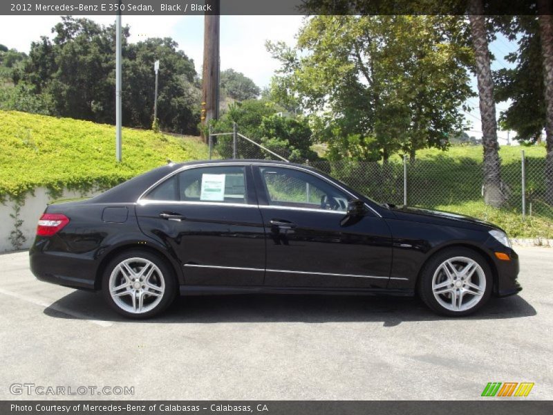 Black / Black 2012 Mercedes-Benz E 350 Sedan