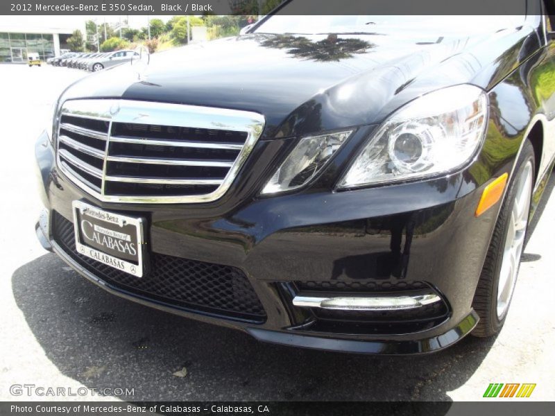Black / Black 2012 Mercedes-Benz E 350 Sedan