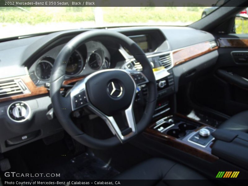 Black / Black 2012 Mercedes-Benz E 350 Sedan