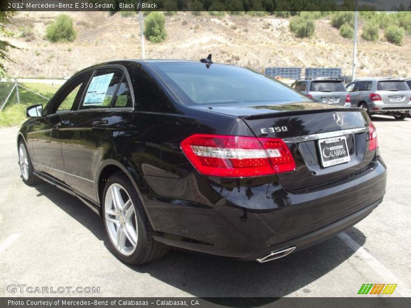 Black / Black 2012 Mercedes-Benz E 350 Sedan