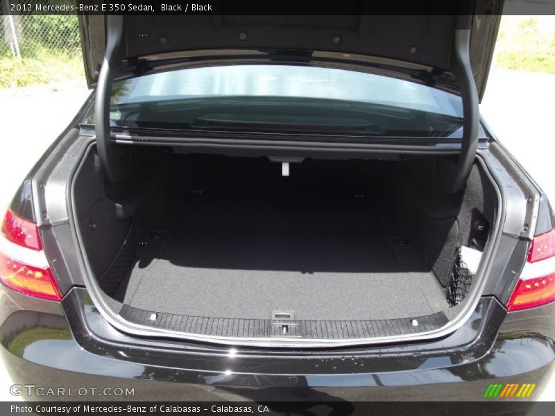 Black / Black 2012 Mercedes-Benz E 350 Sedan