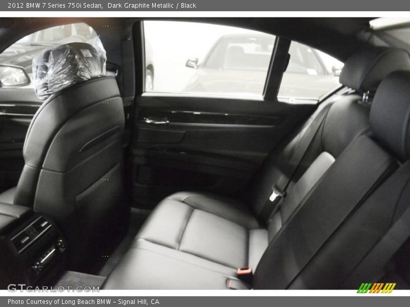 Dark Graphite Metallic / Black 2012 BMW 7 Series 750i Sedan