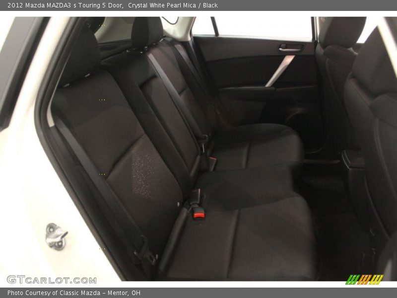 Crystal White Pearl Mica / Black 2012 Mazda MAZDA3 s Touring 5 Door