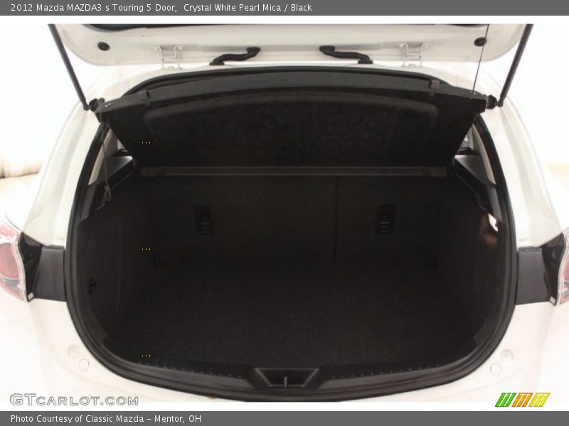 Crystal White Pearl Mica / Black 2012 Mazda MAZDA3 s Touring 5 Door