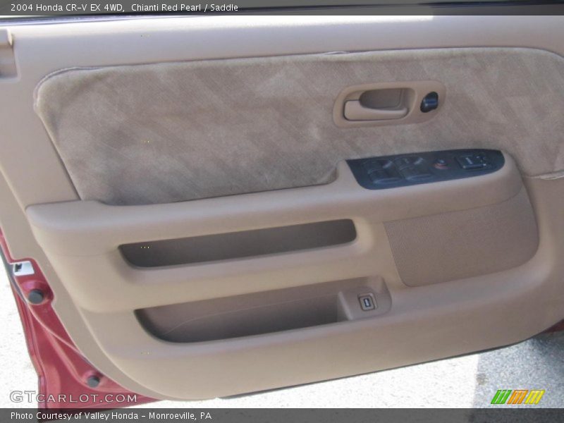 Chianti Red Pearl / Saddle 2004 Honda CR-V EX 4WD