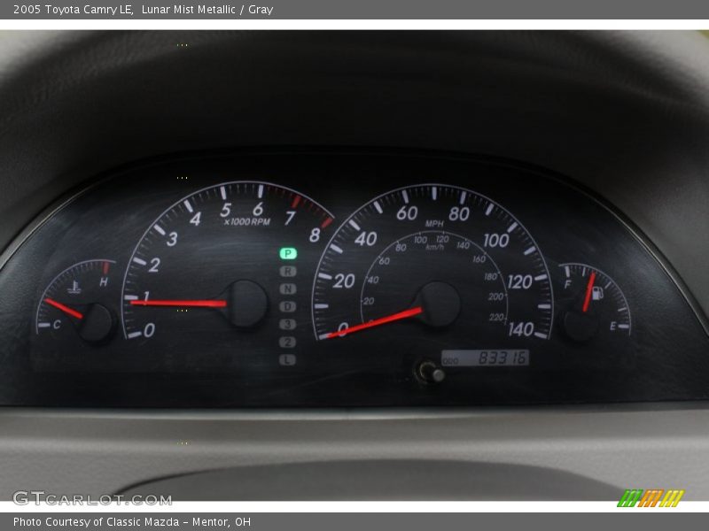 Lunar Mist Metallic / Gray 2005 Toyota Camry LE