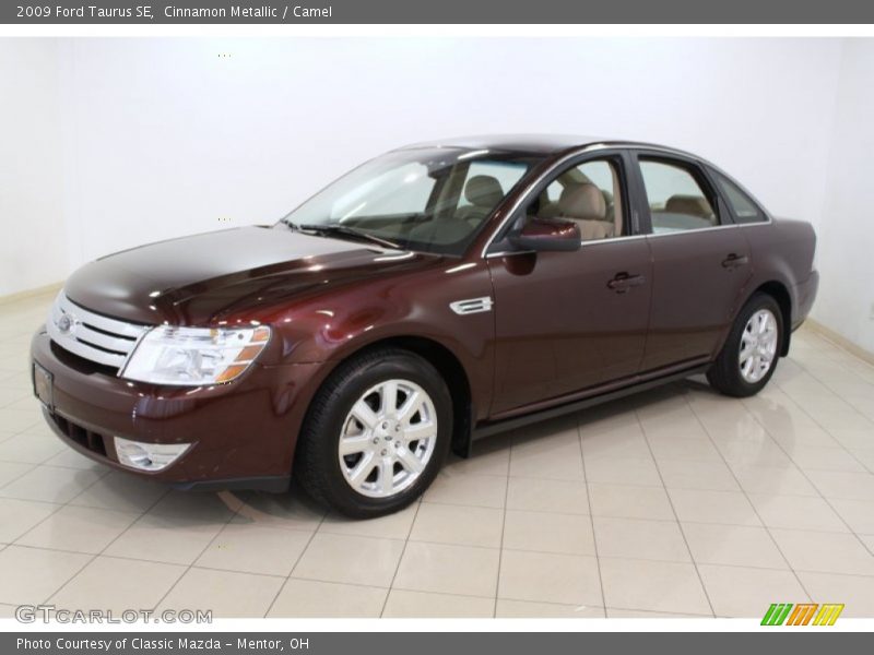 Cinnamon Metallic / Camel 2009 Ford Taurus SE